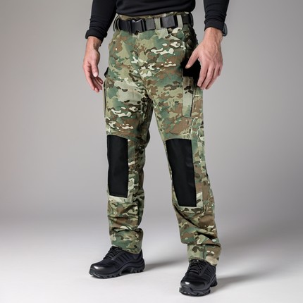 Men's Urban Cargo Hunting Trousers Waterproof Ripstop Tactical Trousers