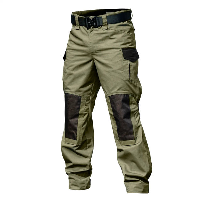 Men's Urban Cargo Work Trousers Waterproof Ripstop Tactical Trousers
