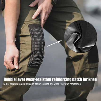 Men's Urban Cargo Hunting Trousers Waterproof Ripstop Tactical Trousers